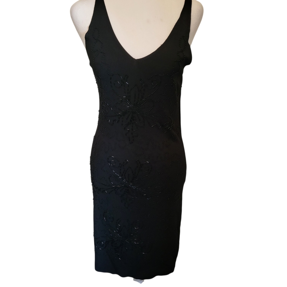 Barana Embellished Dress Black sz L